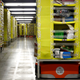 Robots at an Amazon warehouse in Baltimore.